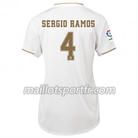 Maillot de Foot Real Madrid Sergio Ramos 4 Femme Domicile 2019/20
